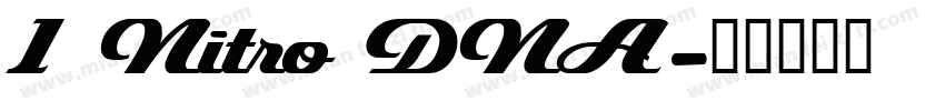 1 Nitro DNA字体转换
